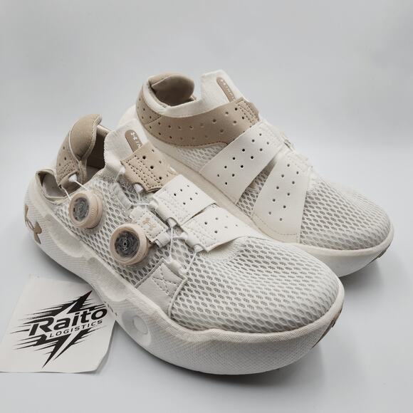 Mens Sz 12 Under Armour Sneakers Speedland HOVR Infinite Mega White 3027767-114